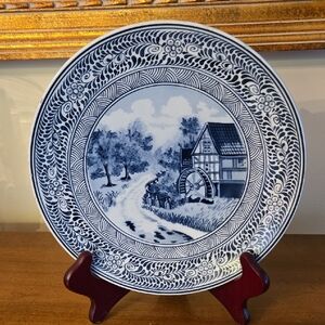 Antique Delftware Delft Decorative Wall Plate